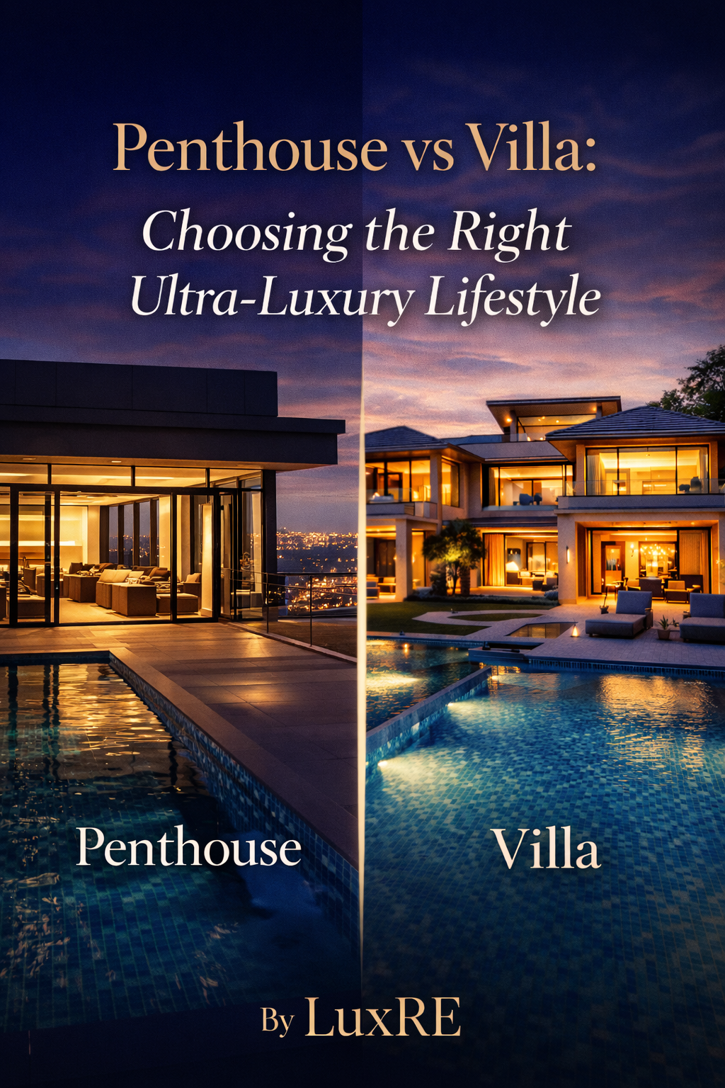 Penthouse vs Villa: Choosing the Right Ultra-Luxury Lifestyle