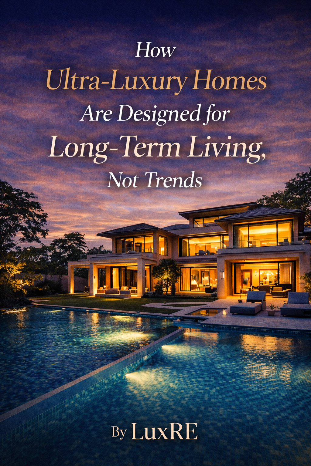 How Ultra-Luxury Homes Are Designed for Long-Term Living, Not Trends